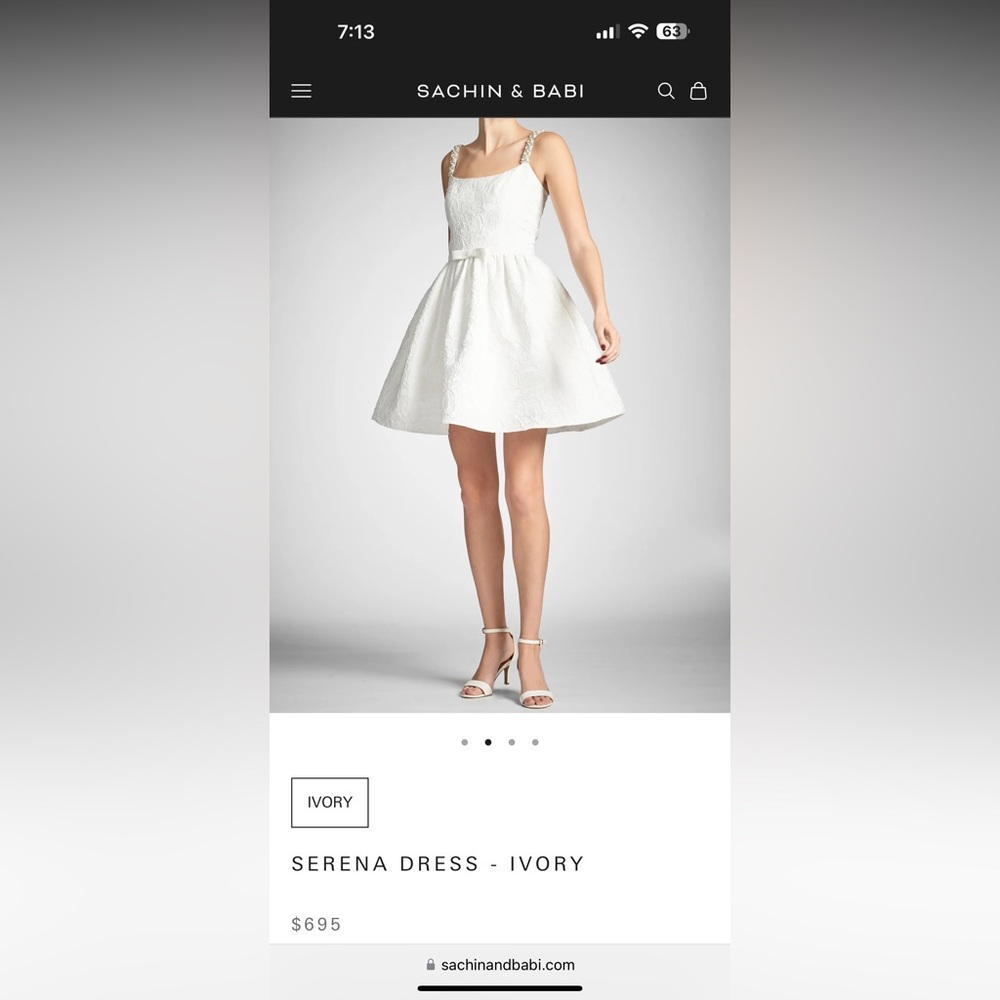 Sachin + Babi Serena Dress - Ivory